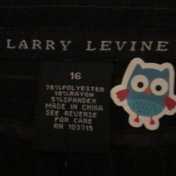 Larry Levine Women’s Black Wide Leg Capri Pants - Picture 8 of 8